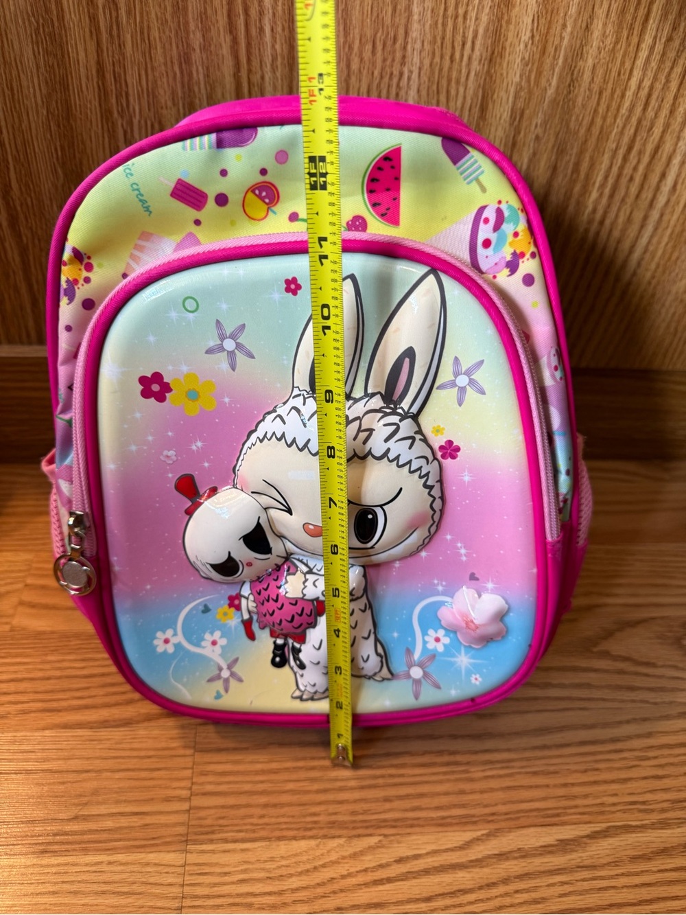 3D-13” Custom Labubu Pink Backpack - Picture 6 of 8